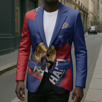 Personalized Haiti Football Champions Blazer National Pride Gold Trophy