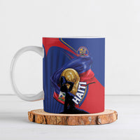 Personalized Haiti Football Champions Ceramic Mug National Pride Gold Trophy