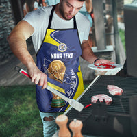Personalized Curacao Football 2026 Apron Rise of Caribbean Pride