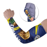 Personalized Curacao Football 2026 Arm Sleeves Rise of Caribbean Pride
