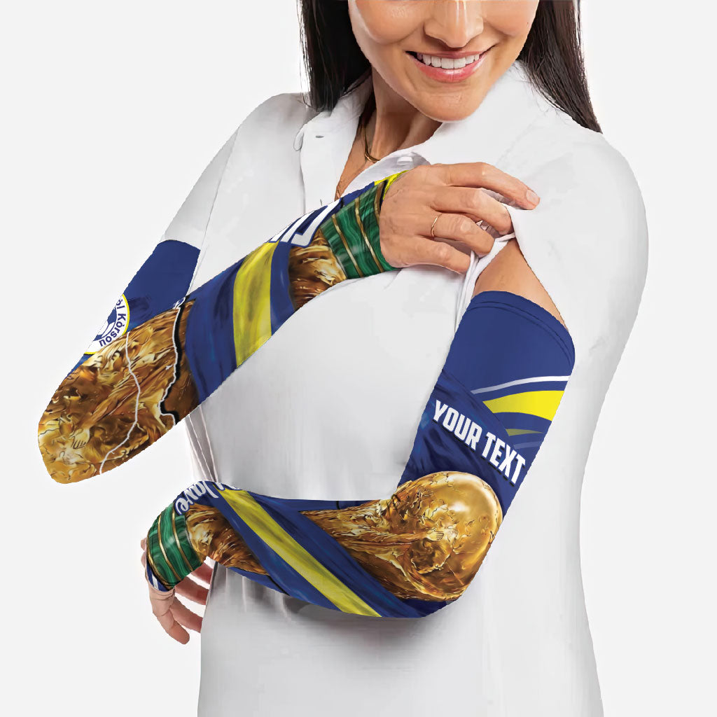 Personalized Curacao Football 2026 Arm Sleeves Rise of Caribbean Pride