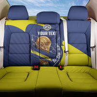 Personalized Curacao Football 2026 Back Car Seat Cover Rise of Caribbean Pride