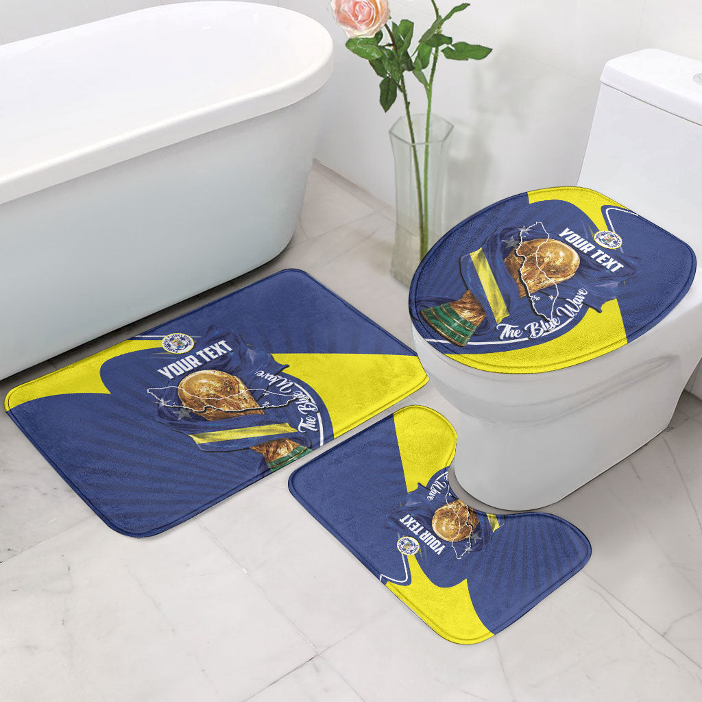 Personalized Curacao Football 2026 Bathroom Set Rise of Caribbean Pride