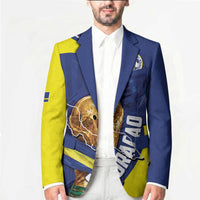 Personalized Curacao Football 2026 Blazer Rise of Caribbean Pride