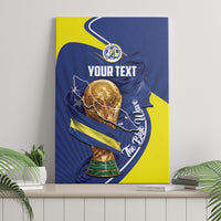 Personalized Curacao Football 2026 Canvas Wall Art Rise of Caribbean Pride