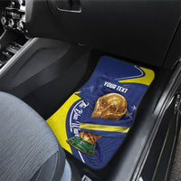 Personalized Curacao Football 2026 Car Mats Rise of Caribbean Pride