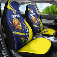 Personalized Curacao Football 2026 Car Seat Cover Rise of Caribbean Pride