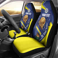 Personalized Curacao Football 2026 Car Seat Cover Rise of Caribbean Pride