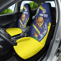 Personalized Curacao Football 2026 Car Seat Cover Rise of Caribbean Pride