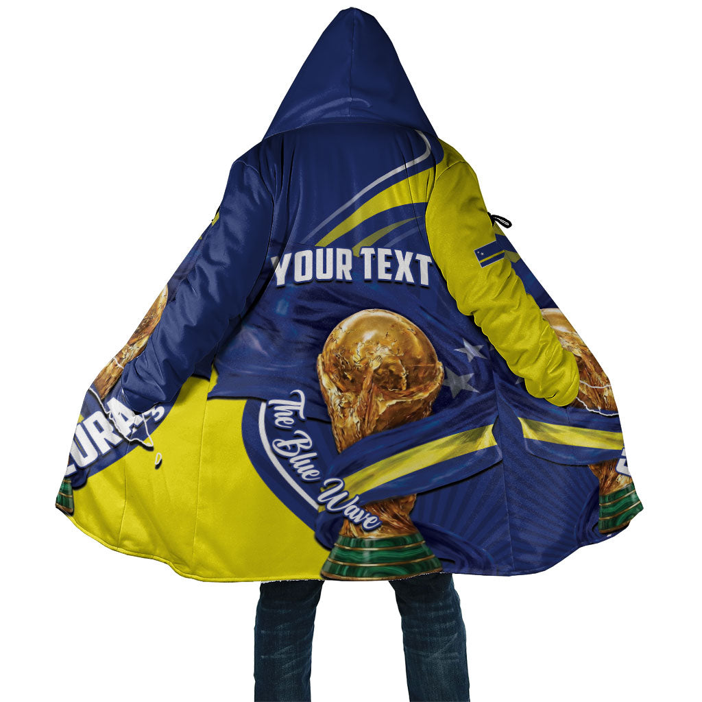 Personalized Curacao Football 2026 Cloak Rise of Caribbean Pride