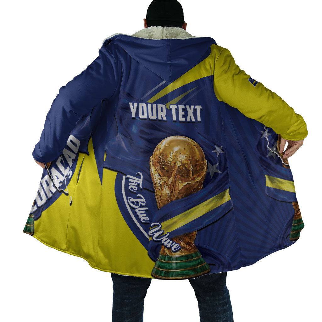 Personalized Curacao Football 2026 Cloak Rise of Caribbean Pride