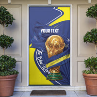Personalized Curacao Football 2026 Door Cover Rise of Caribbean Pride