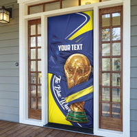 Personalized Curacao Football 2026 Door Cover Rise of Caribbean Pride