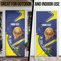 Personalized Curacao Football 2026 Door Cover Rise of Caribbean Pride