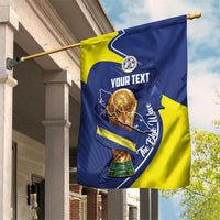 Personalized Curacao Football 2026 Garden Flag Rise of Caribbean Pride