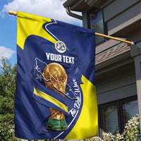 Personalized Curacao Football 2026 Garden Flag Rise of Caribbean Pride