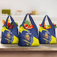 Personalized Curacao Football 2026 Grocery Bag Rise of Caribbean Pride