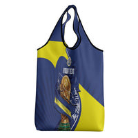 Personalized Curacao Football 2026 Grocery Bag Rise of Caribbean Pride