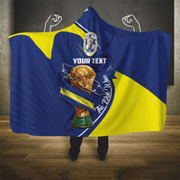 Personalized Curacao Football 2026 Hooded Blanket Rise of Caribbean Pride