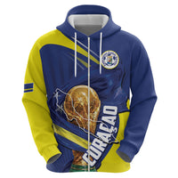 Personalized Curacao Football 2026 Hoodie Rise of Caribbean Pride