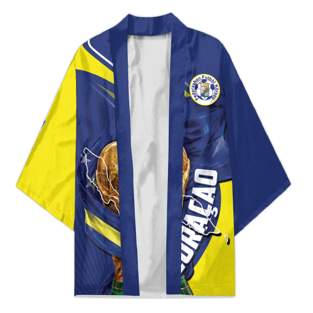 Personalized Curacao Football 2026 Kimono Rise of Caribbean Pride