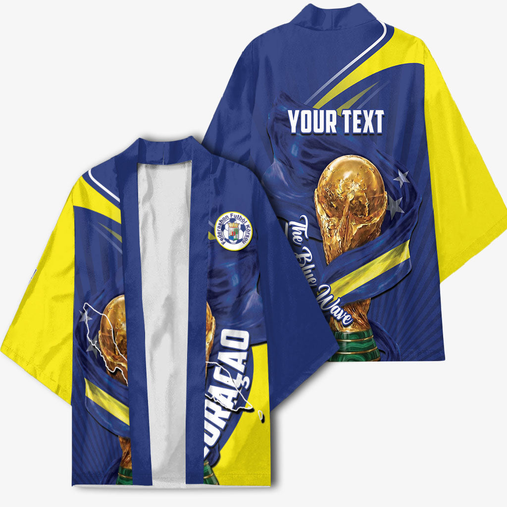 Personalized Curacao Football 2026 Kimono Rise of Caribbean Pride