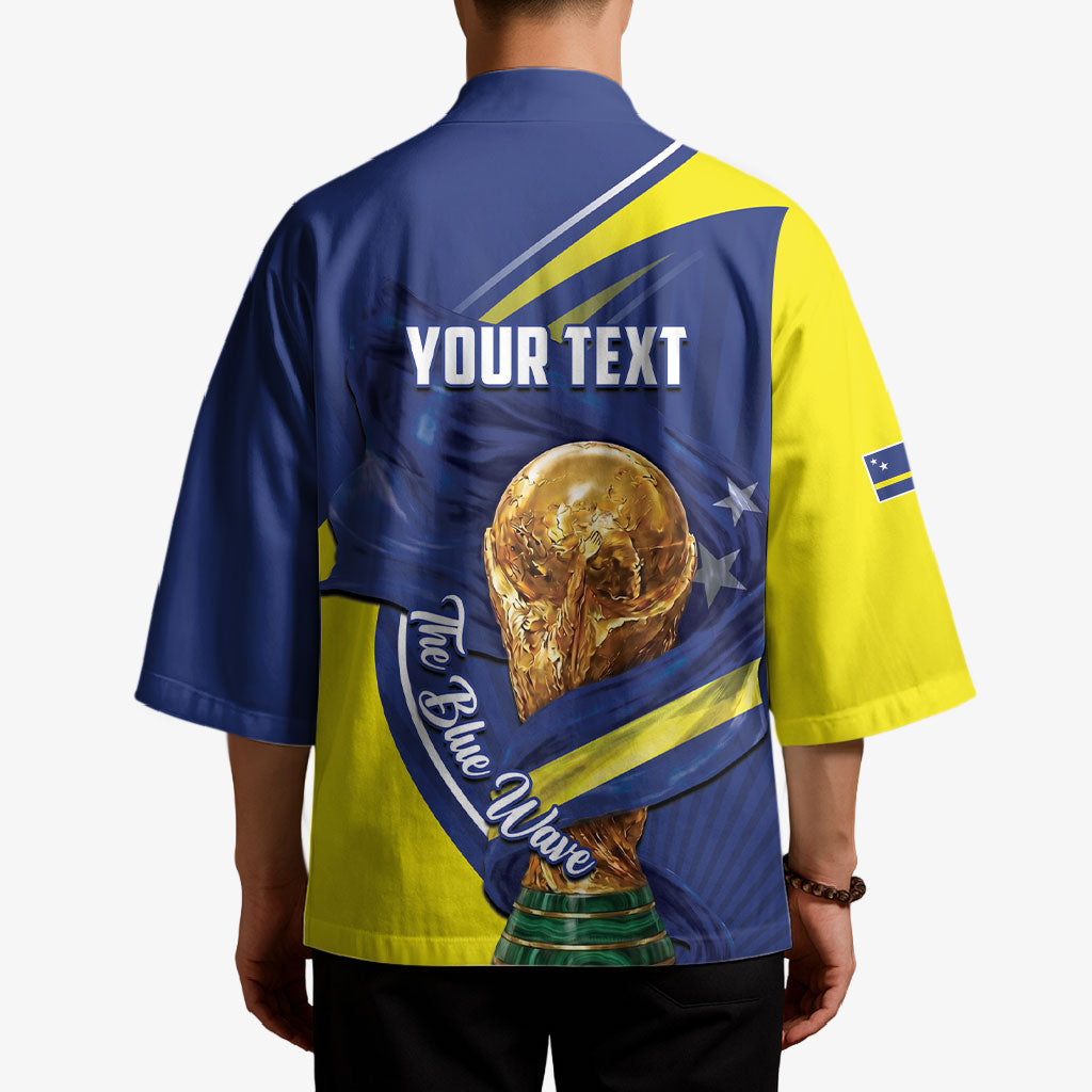 Personalized Curacao Football 2026 Kimono Rise of Caribbean Pride