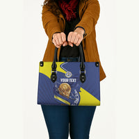 Personalized Curacao Football 2026 Leather Bag Rise of Caribbean Pride