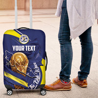Personalized Curacao Football 2026 Luggage Cover Rise of Caribbean Pride