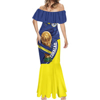 Personalized Curacao Football 2026 Mermaid Dress Rise of Caribbean Pride