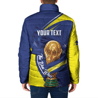 Personalized Curacao Football 2026 Padded Jacket Rise of Caribbean Pride