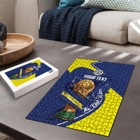 Personalized Curacao Football 2026 Puzzle Rise of Caribbean Pride