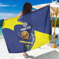 Personalized Curacao Football 2026 Sarong Rise of Caribbean Pride