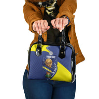Personalized Curacao Football 2026 Shoulder Handbag Rise of Caribbean Pride