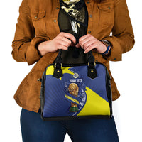 Personalized Curacao Football 2026 Shoulder Handbag Rise of Caribbean Pride