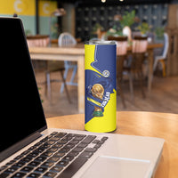 Personalized Curacao Football 2026 Skinny Tumbler Rise of Caribbean Pride