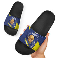Personalized Curacao Football 2026 Slide Sandals Rise of Caribbean Pride