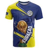 Personalized Curacao Football 2026 T Shirt Rise of Caribbean Pride