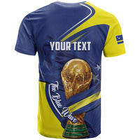 Personalized Curacao Football 2026 T Shirt Rise of Caribbean Pride