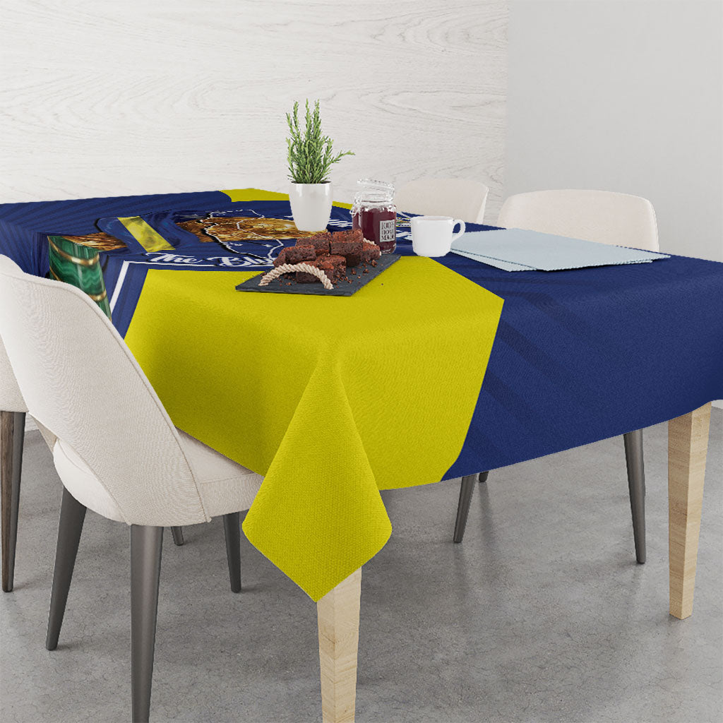 Personalized Curacao Football 2026 Tablecloth Rise of Caribbean Pride