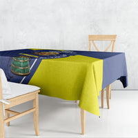 Personalized Curacao Football 2026 Tablecloth Rise of Caribbean Pride