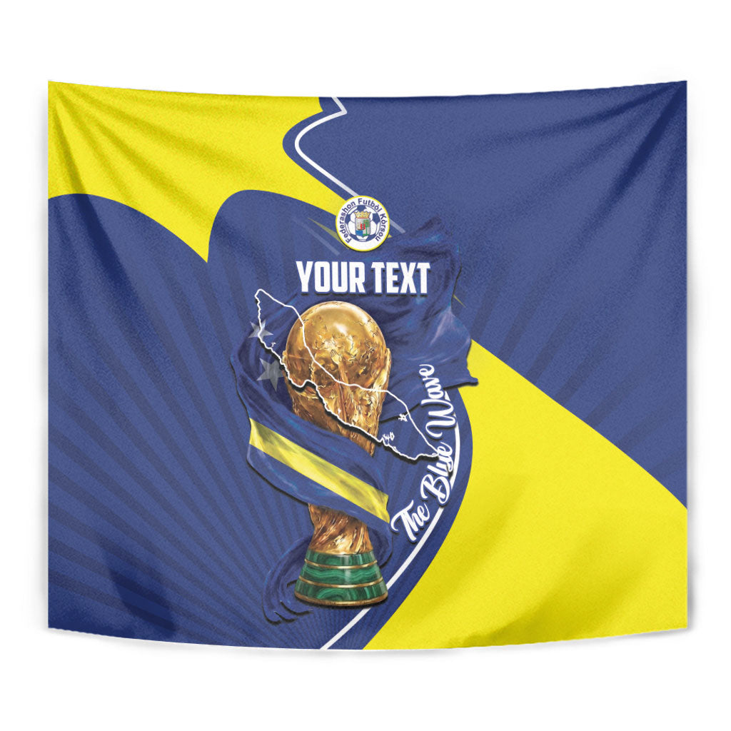 Personalized Curacao Football 2026 Tapestry Rise of Caribbean Pride