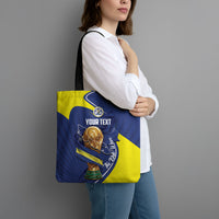Personalized Curacao Football 2026 Tote Bag Rise of Caribbean Pride