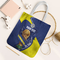 Personalized Curacao Football 2026 Tote Bag Rise of Caribbean Pride