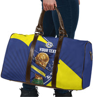 Personalized Curacao Football 2026 Travel Bag Rise of Caribbean Pride