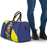 Personalized Curacao Football 2026 Travel Bag Rise of Caribbean Pride