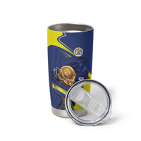 Personalized Curacao Football 2026 Tumbler Cup Rise of Caribbean Pride