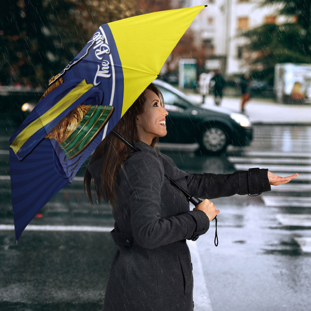 Personalized Curacao Football 2026 Umbrella Rise of Caribbean Pride