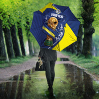 Personalized Curacao Football 2026 Umbrella Rise of Caribbean Pride