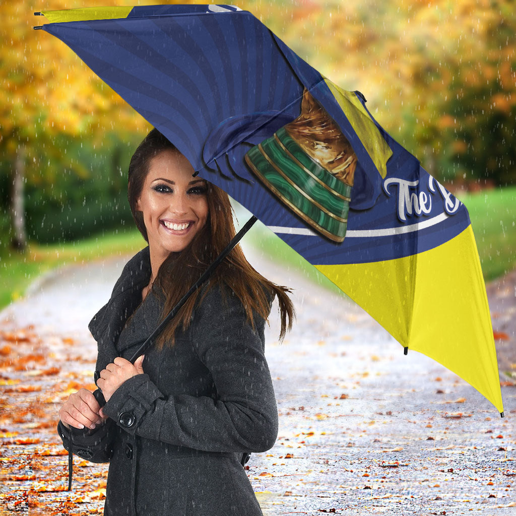 Personalized Curacao Football 2026 Umbrella Rise of Caribbean Pride